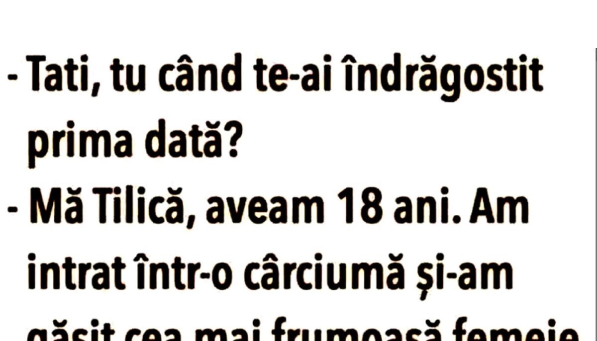 Imagine Stire BANC | „Tati, tu când te-ai îndrăgostit prima dată?” | 2review.ro