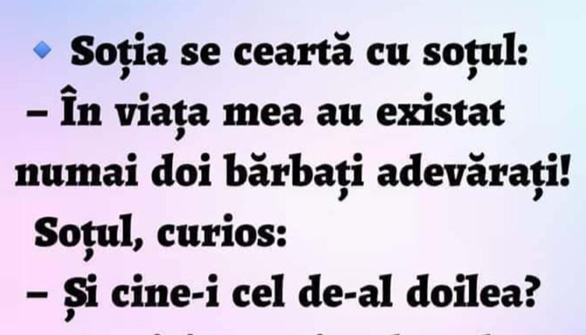 Imagine Stire BANCUL ZILEI | „În viața mea au existat numai 2 bărbați adevărați” | 2review.ro