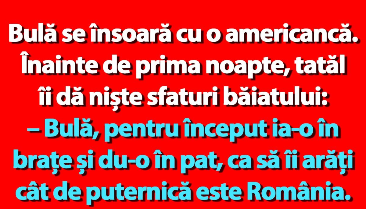 Imagine Stire BANC | Bulă se însoară cu o americancă | 2review.ro