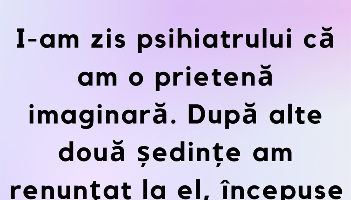 Imagine Stire BANCUL ZILEI | Psihiatrul și iubita imaginară | 2review.ro