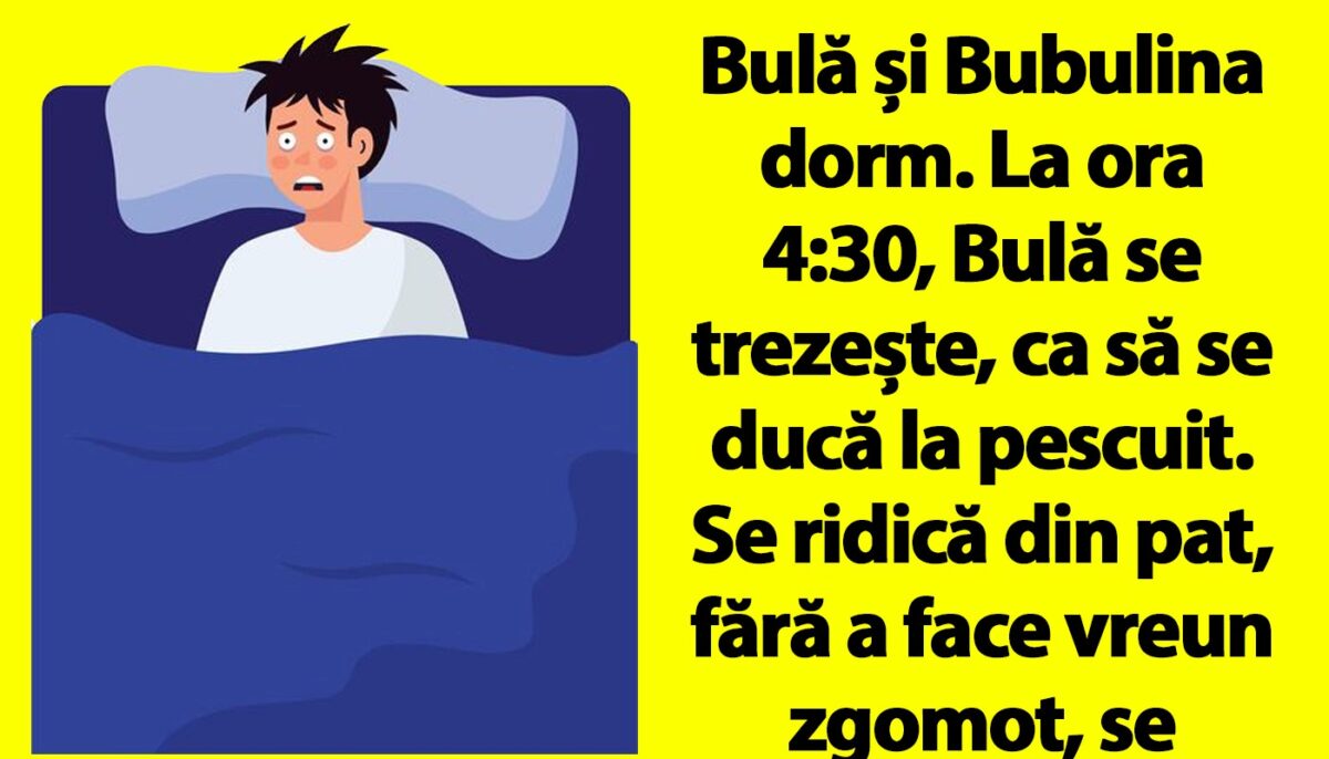 Imagine Stire BANC | Bulă și Bubulina dorm. La ora 4:30, Bulă se trezește | 2review.ro