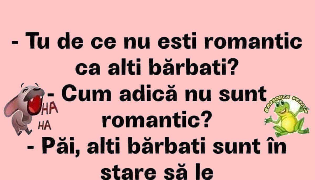 Imagine Stire BANCUL ZILEI | „Tu de ce nu ești romantic, ca alți bărbați?” | 2review.ro