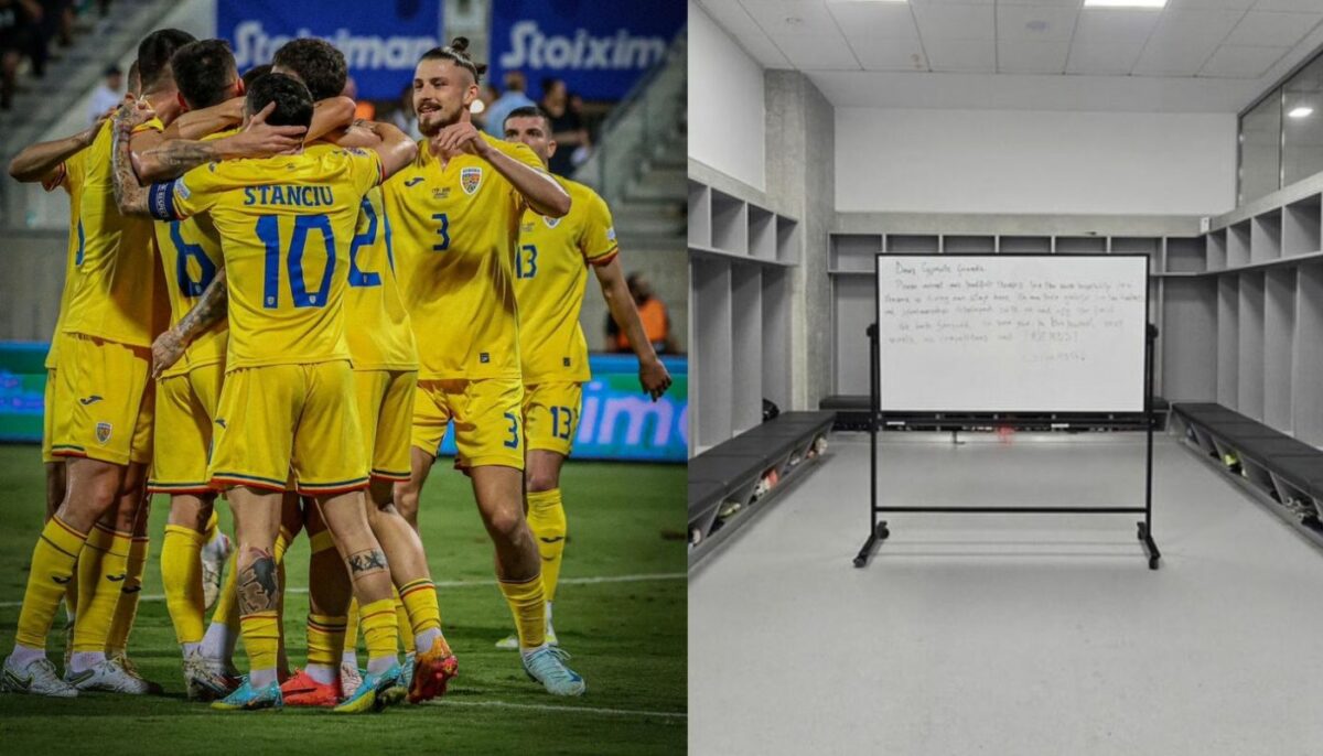 Imagine Stire Ce bilet a lăsat naționala României în vestiar, după ce a învins Cipru. Dovada clară ca avem cei mai simțiți băieți | 2review.ro