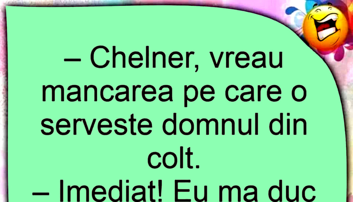 Imagine Stire BANC | „Chelner, vreau mâncarea pe care o servește domnul din colț” | 2review.ro