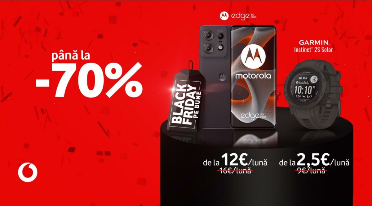 (P) Reduceri de până la 70% de „Black Friday pe bune”, la Vodafone