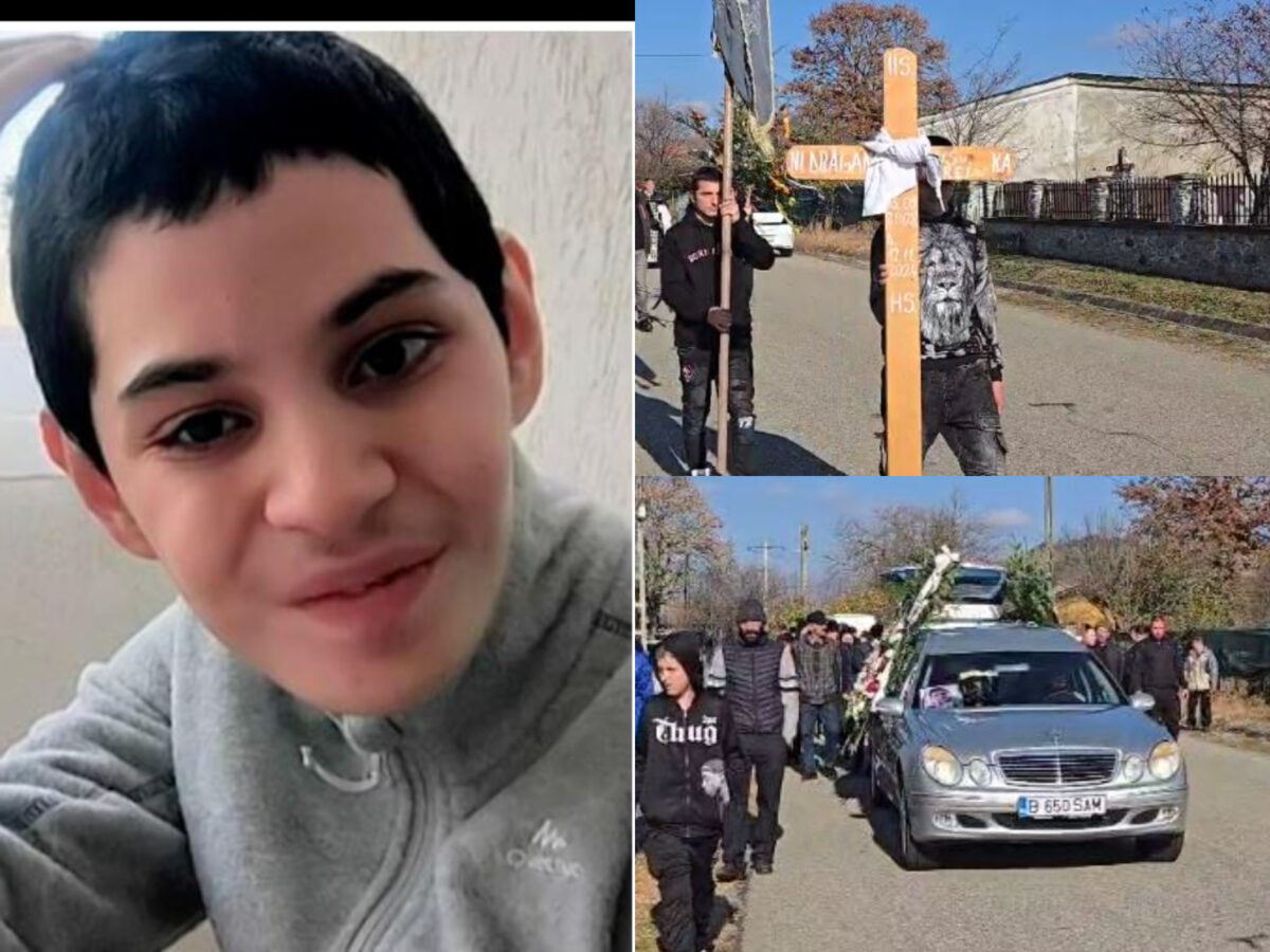 Andrei, adolescentul de 16 ani din Gorj care a murit după ce medicii au refuzat să-l opereze, a fost înmormântat. VIDEO