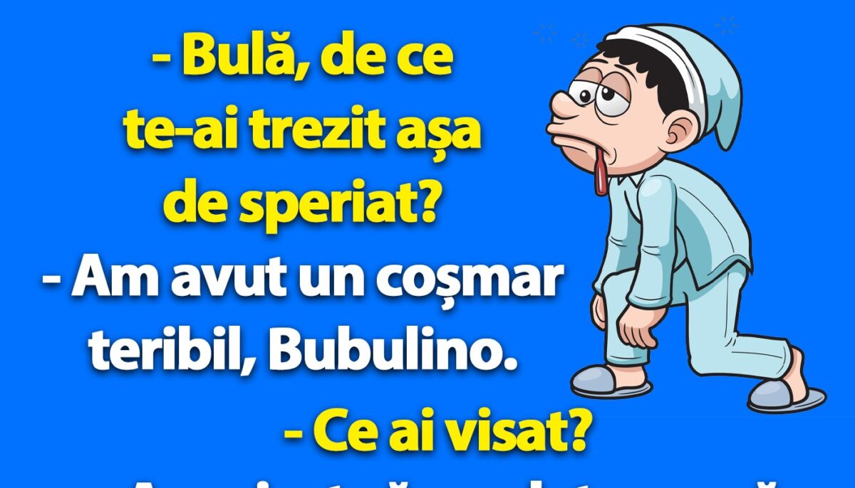 Imagine Stire BANC | „Bulă, de ce te-ai trezit așa de speriat?” | 2review.ro