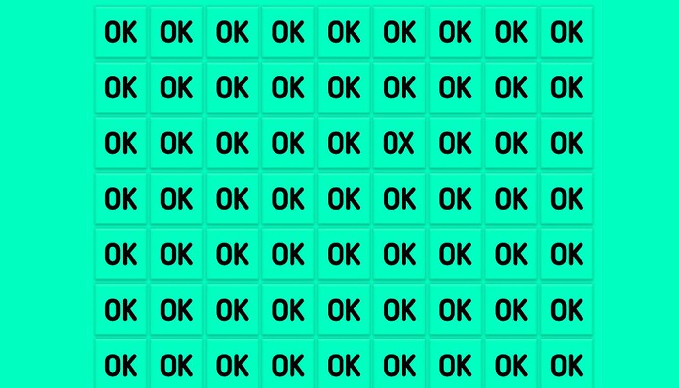 Test de perspicacitate | Găsiți singurul "OK" care nu este ok! Test de perspicacitate | Găsiți singurul "OK" care nu este ok!