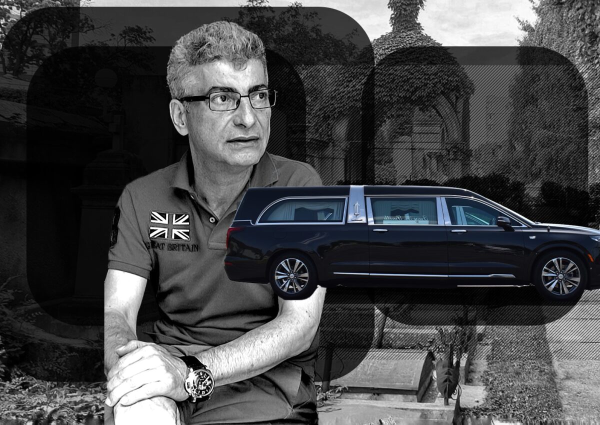 Imagine Stire Diversiune cu trupul neînsuflețit al lui Silviu Prigoană! Fostul afacerist a fost depus la capela cimitirului Evanghelist Lutheran | 2review.ro
