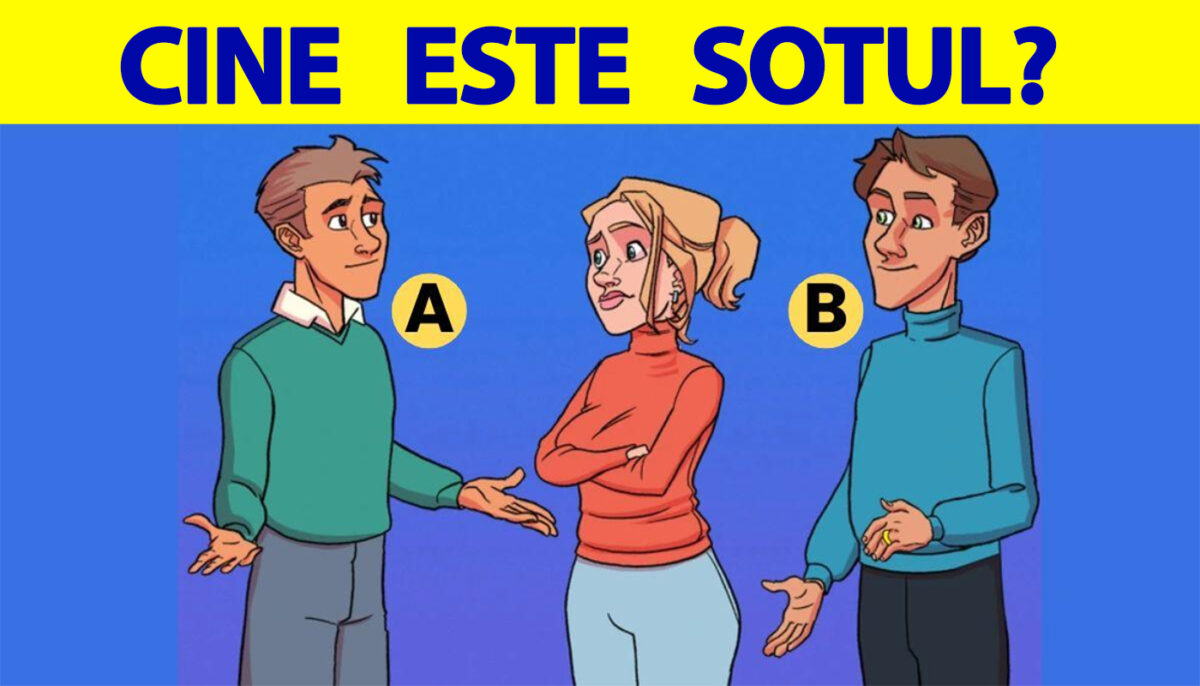 Imagine Stire Test de inteligență | Care dintre acești doi bărbați este soțul femeii din imagine? | 2review.ro