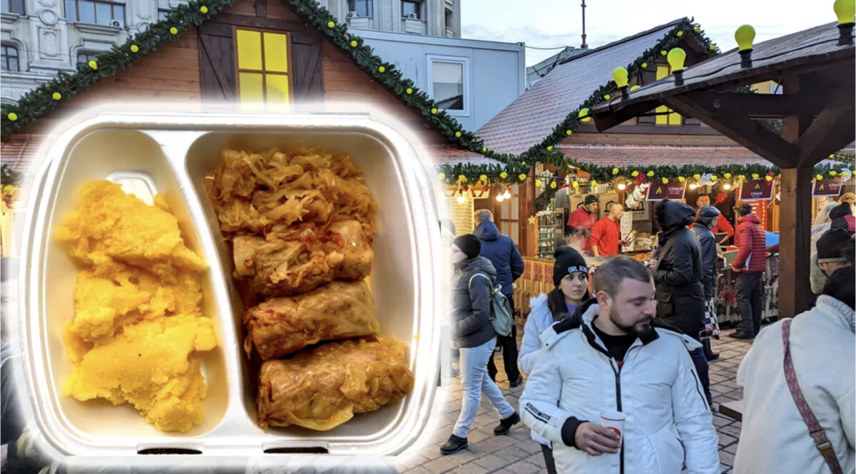 Cât costă 2 sarmale și un langoș la Târgul de Crăciun din Budapesta. Prețurile sunt mai mari decât în România Cât costă 2 sarmale și un langoș la Târgul de Crăciun din Budapesta. Prețurile sunt mai mari decât în România