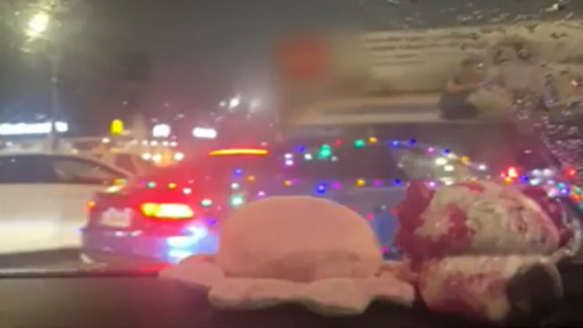 Imagine Stire Un șofer din Argeș și-a împodobit mașina, dar a luat mare ”țeapă”! Ce i-au făcut polițiștii când l-au văzut | 2review.ro