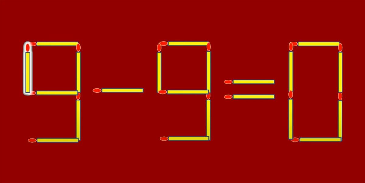 Rezolvare. Test IQ cu chibrituri