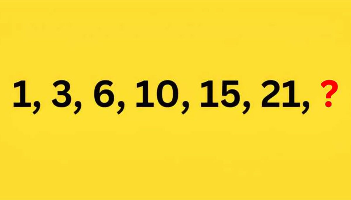 Imagine Stire Test IQ exclusiv pentru genii | Completați seria: 1, 3, 6, 10, 15, 21,? | 2review.ro