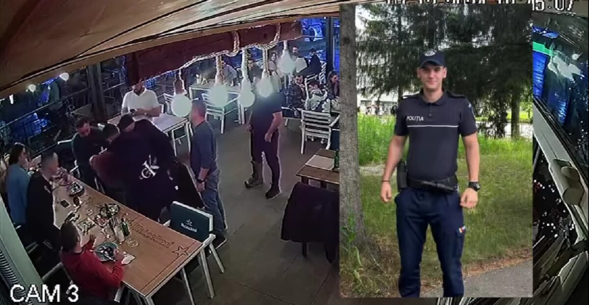 Un elev de la Școala de Agenți de Poliție a devenit erou! Tânărul i-a salvat viața unui client la masa unui restaurant