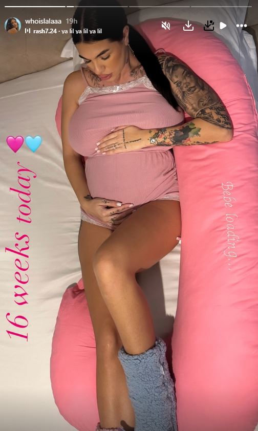 Lala,. ispita de la Insula Iubirii, este însărcinată. Sursă foto: Instagram
