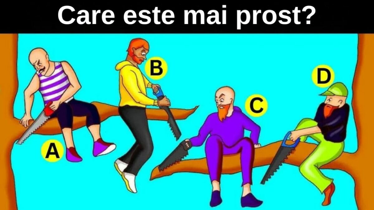 Test IQ | Care dintre cei 4 bărbați este cel mai prost? Cei deștepți răspund în doar 5 secunde