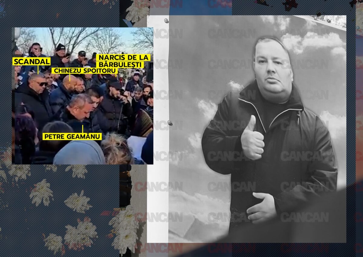 Ploaie de bani la înmormântarea lui Gigi ”Geamănu”! Aflat în închisoare, temutul Sandu Geamănu a dat dedicații prin telefon. Împăratul” Petre Geamănu, faimosul Aurică Papuașu, Scandal, Chinezu Spoitoru, Gigi Buba, Baronu, Narcis de la Bărbulești sau Geantă l-au condus pe ultimul drum