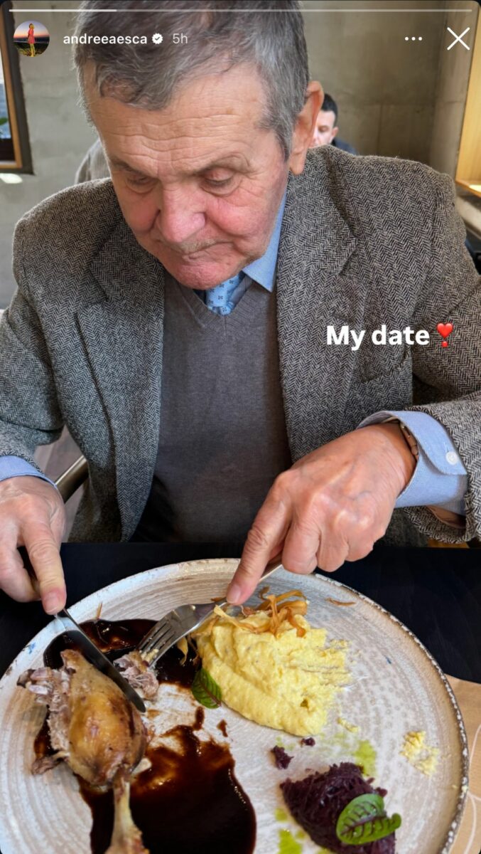 Tatăl Andreei Esca. Sursă foto: Instagram