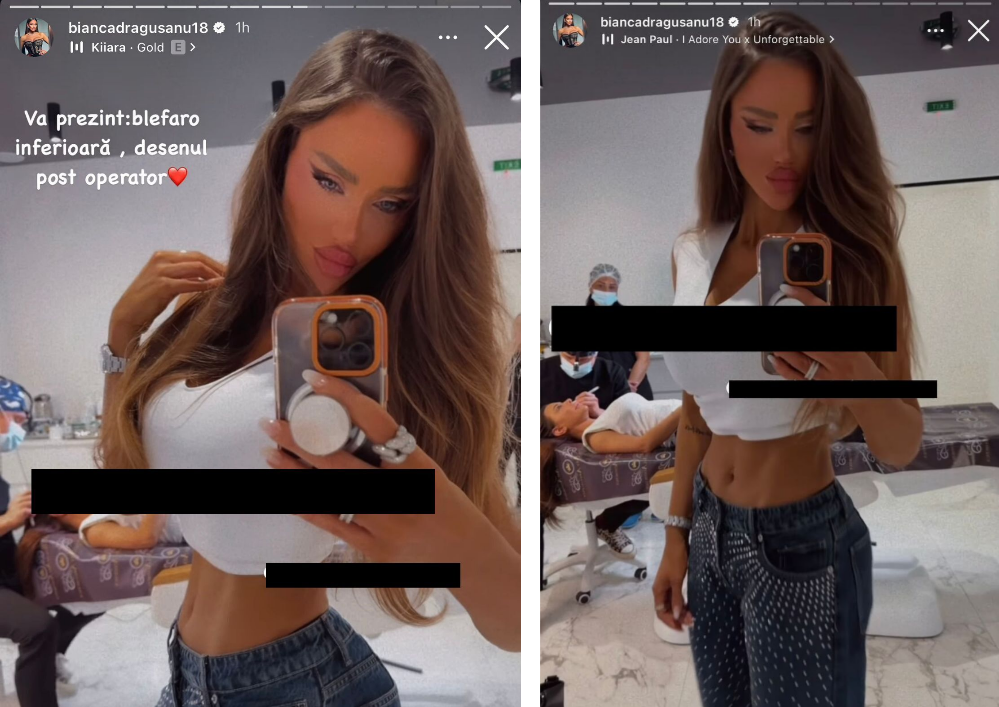 Postarea făcută de Bianca Drăgușanu. Sursă foto: Instagram