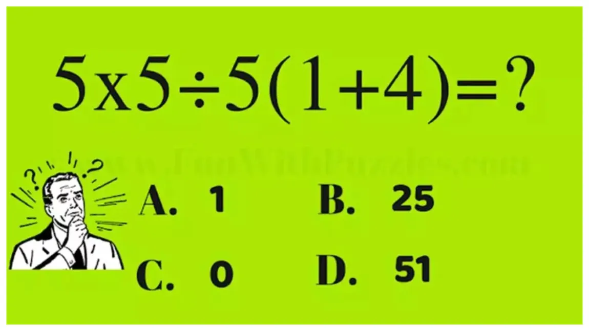 Imagine Stire TEST IQ | Pare simplu la prima vedere, dar numai geniile pot rezolva această ecuație în 15 secunde | 2review.ro