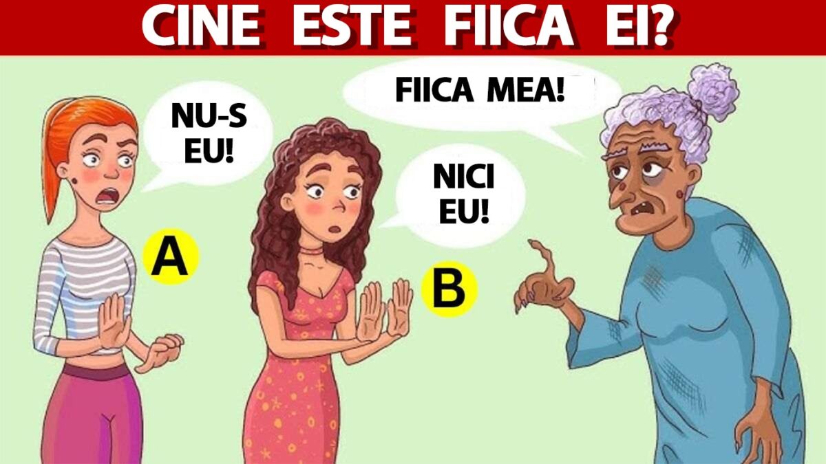 Imagine Stire Test IQ exclusiv pentru genii| Să ajutăm această pensionară să-și găsească fiica. Indiciu: Una dintre cele 2 tinere minte | 2review.ro