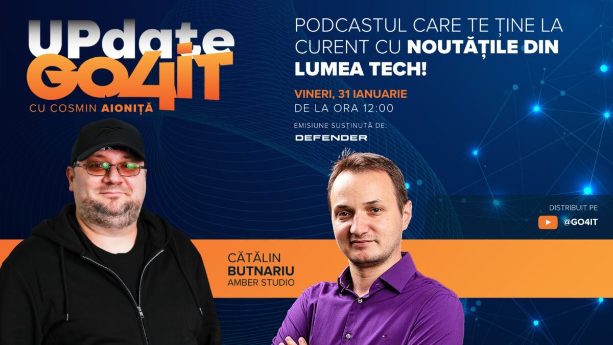 Imagine Stire „Update Go4it” #11 cu Cătălin Butnariu – Gaming, Netflix, DeepSeek și tendințele tech din 2025 | 2review.ro
