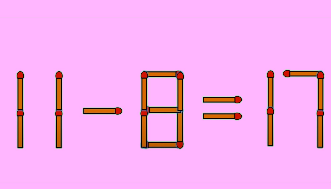Test IQ cu chibrituri | Corectați 11