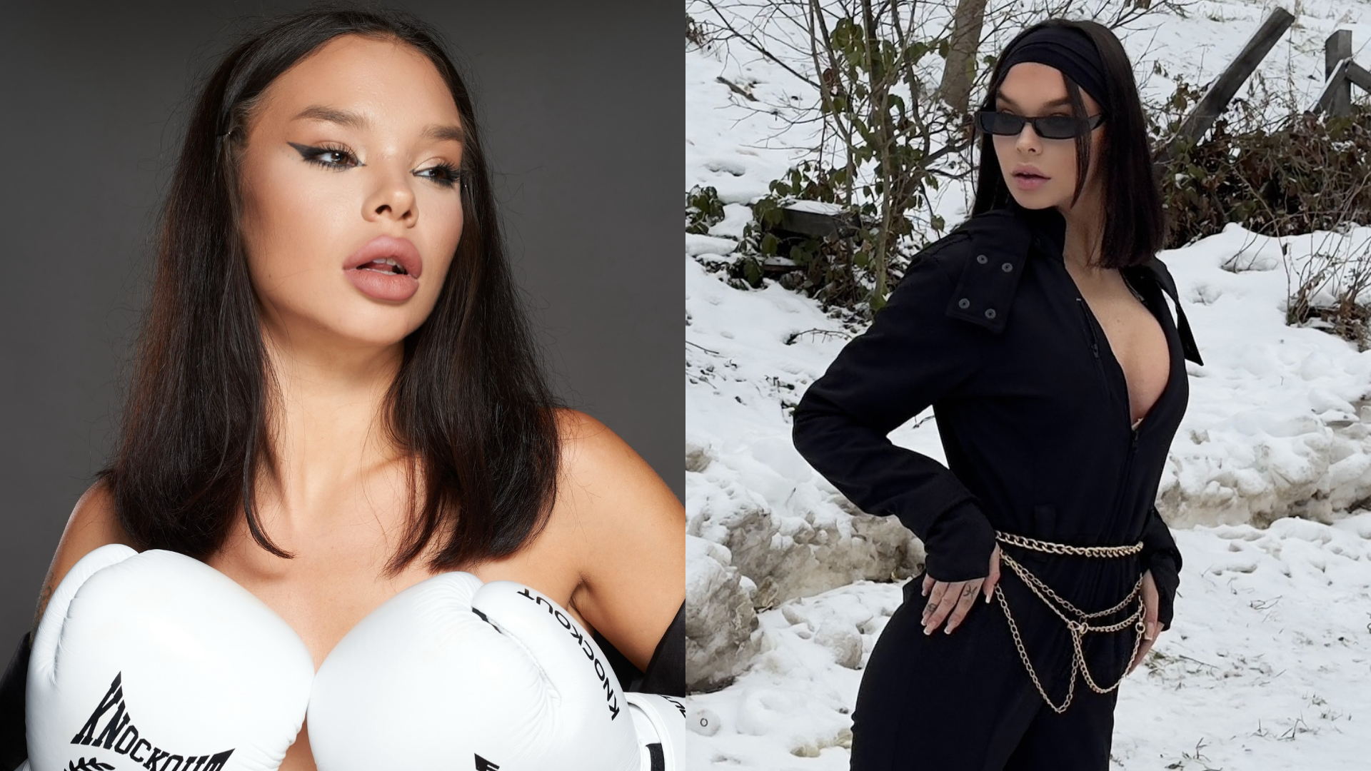 NU E BANC! Cum a apărut îmbrăcată Bettyshor, luptătoarea din RXF, pe pârtie. Internauții au crezut că nu văd bine!