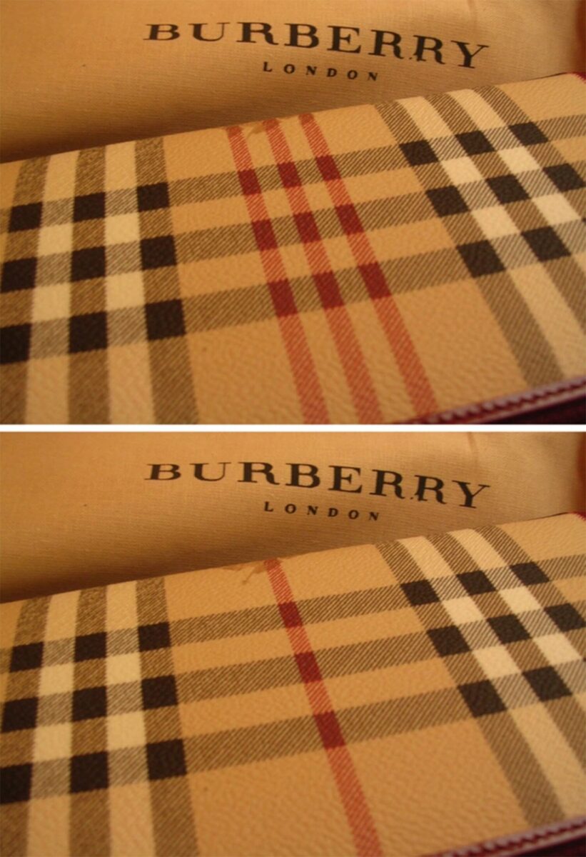 Test de logică | Una dintre aceste două genți Burberry este originală.