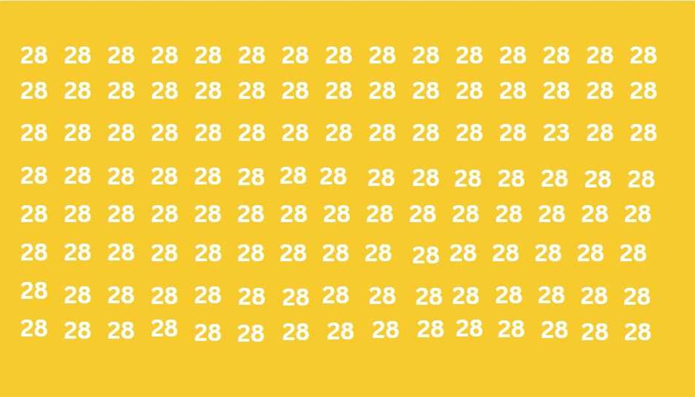 Test de logică | Găsiți numărul 23 "camuflat" în această imagine! Test de logică | Găsiți numărul 23 "camuflat" în această imagine!