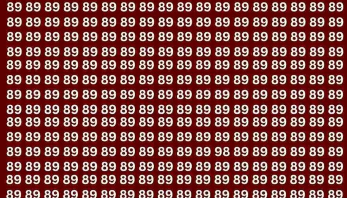Imagine Stire Iluzia optică ce te va pune pe gânduri | Ai doar 5 secunde la dispoziție să găsești numărul 98 | 2review.ro
