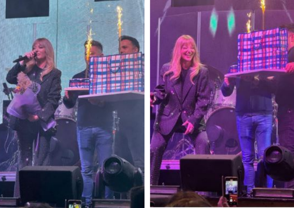 Tortul surpriză pentru Delia. Sursă foto: Instagram