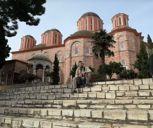 Abush merge frecvent în Grecia, la Muntele AthosSursa foto/ TikTok