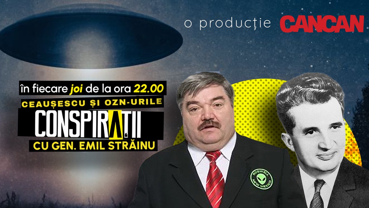 Ce știa regimul Ceaușescu despre OZN-uri – joi, 22:00, la Conspirații cu gen. Emil Străinu