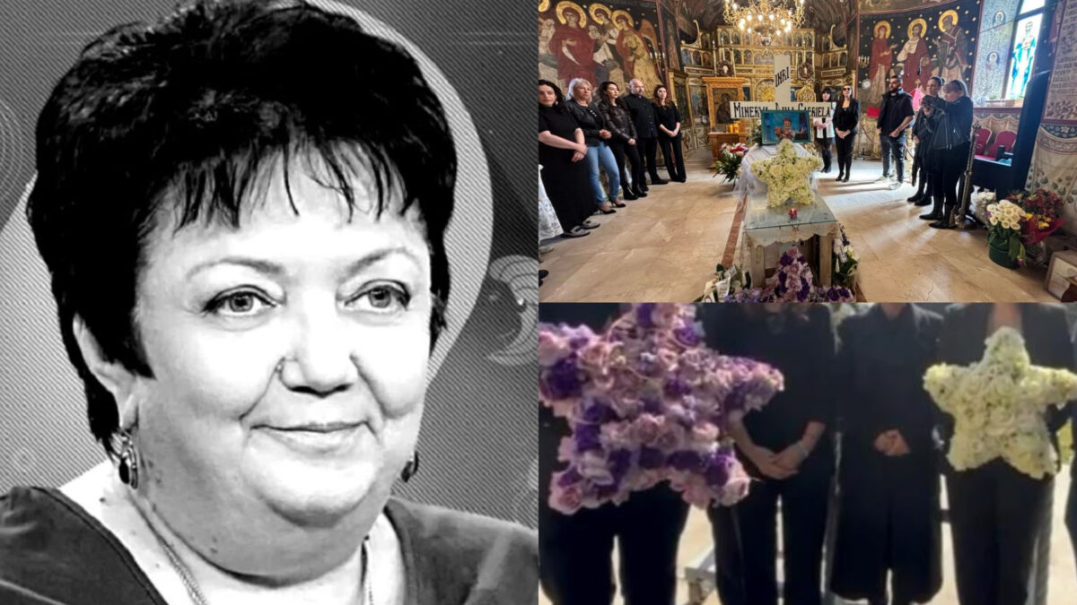 Minerva a fost înmormântată azi. Imagini de la slujba cu bun gust din biserică
