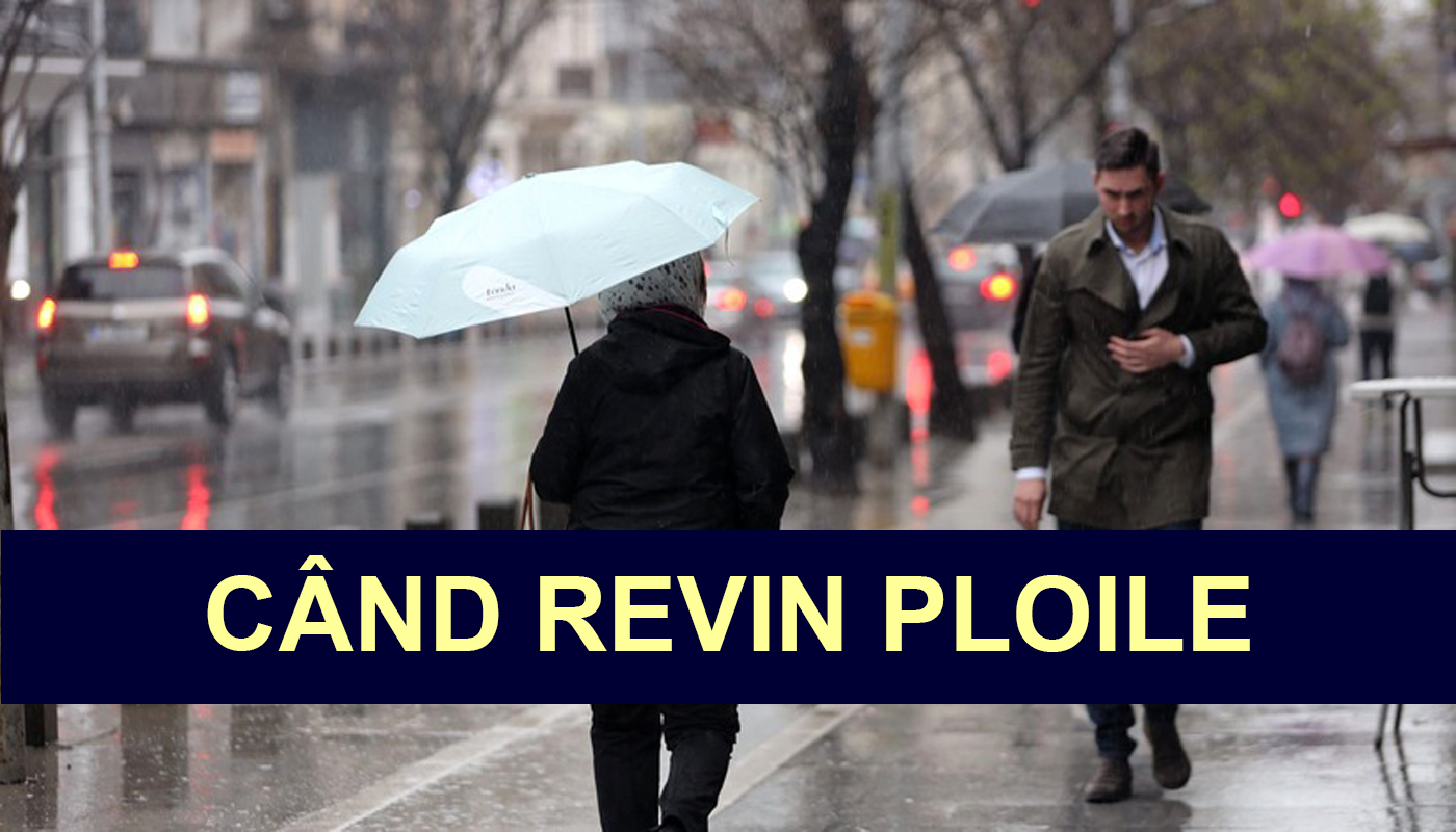 Avertizări ANM de ploi, grindină şi vijelii! Zonele din România în care vine URGIA