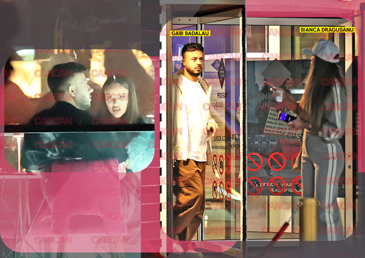 Bianca Drăgușanu și Gabi Bădălău s-au împăcat! Cină romantică la Pescobar & film la mall Băneasa!