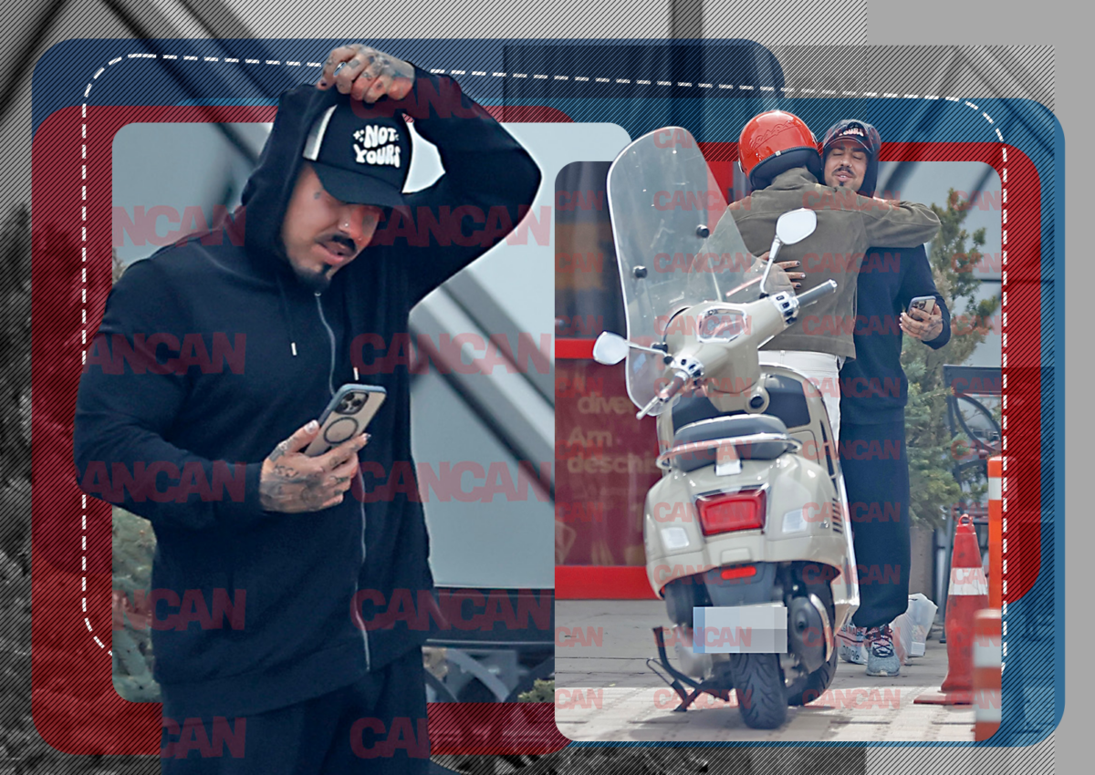 cu cine s-a întâlnit? L-a luat cu totul în brațe!