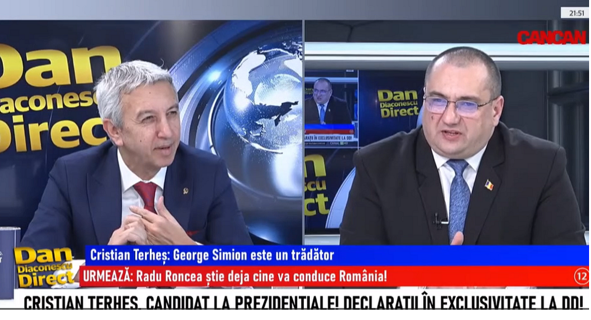 Suma URIAȘĂ pe care o primește un europarlamentar lunar. Cristian Terheș a făcut dezvăluiri la Dan Diaconescu Direct: „Nu mă plâng”