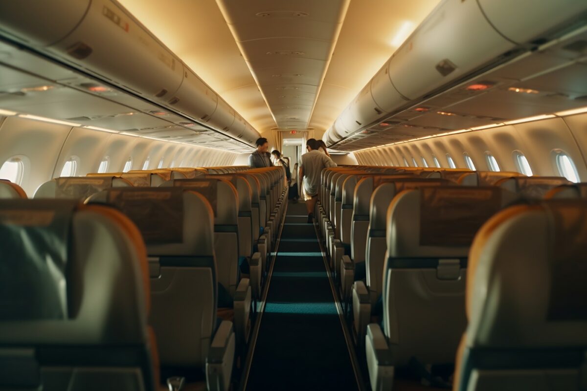 Cum reușește o tânără să stea singură pe rând, în avion. Ce truc a descoperit: „E ca la business class, dar în economy”