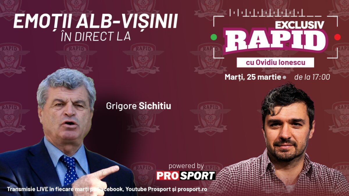 Imagine Stire „EXCLUSIV RAPID” înainte de Rapid – Universitatea Craiova începe la ora 17:00, în direct pe YouTube – ProSport! | 2review.ro