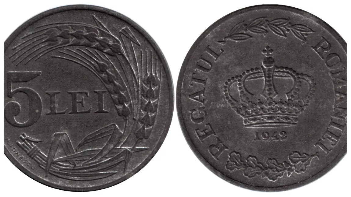 Moneda românească din 1942 care se vinde cu peste 10.000 de lei pe OLX. Dacă o ai, faci o mică avere!