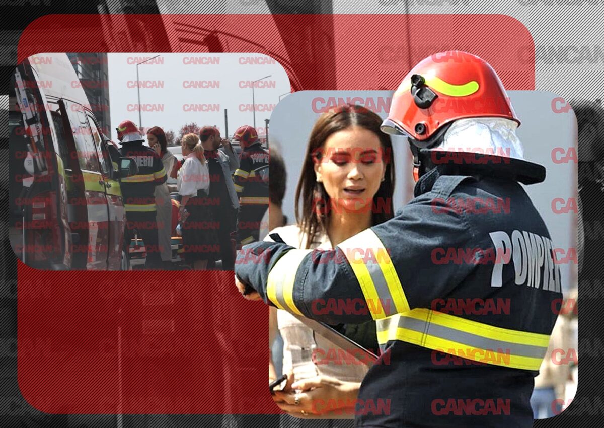 Geanina Ilieş a lovit cu maşina un bărbat, fix când ieşea din sediul Antenei! Victima, luată cu targa! Imaginile exclusive de la locul accidentului!