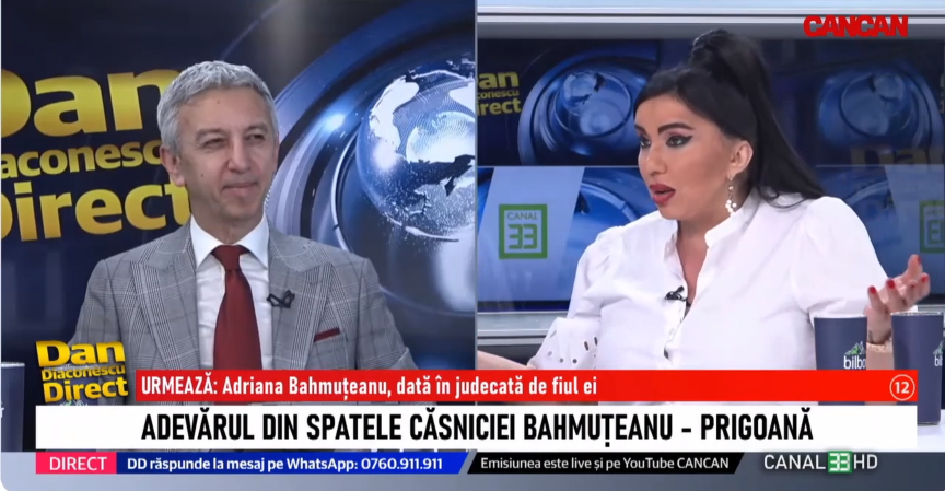 Cum a răspuns Adriana Bahmuțeanu când a fost întrebată dacă s-a căsătorit cu Prigoană din interes: ”Ce faci cu un amărât?”