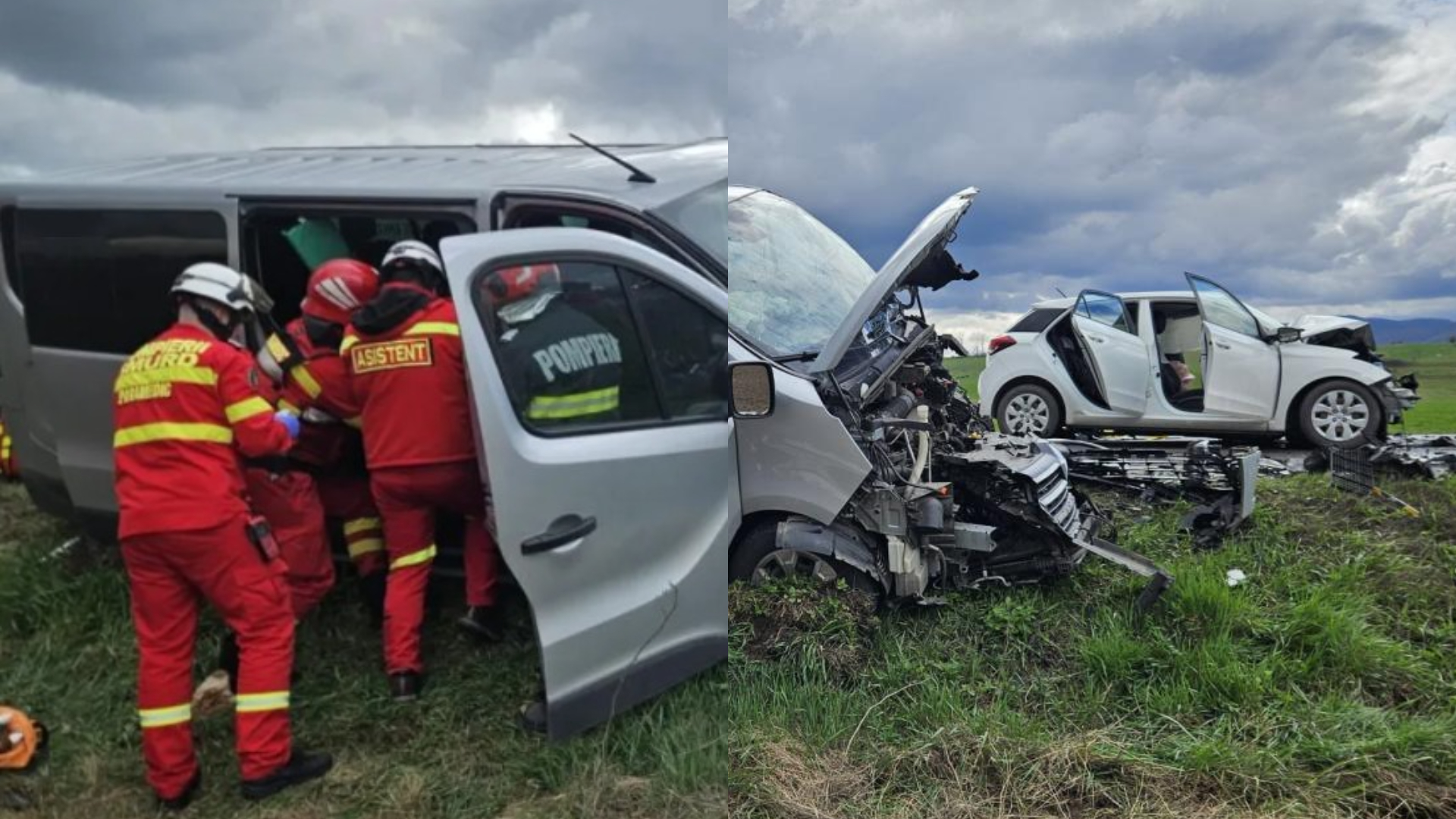 Accident cumplit pe DN13, în Brașov. O persoană a murit, iar alte 5 au fost transportate în stare gravă la spital
