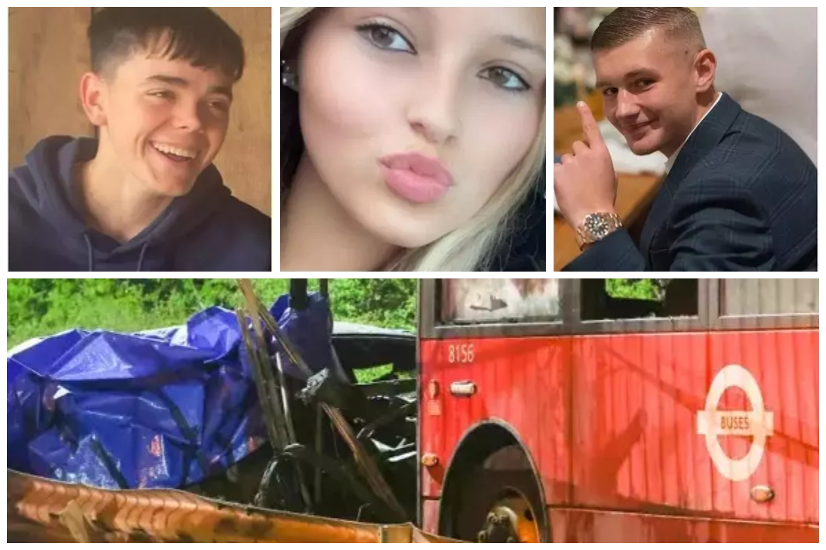 Trei tineri și-au pierdut viața într-un accident rutier cumplit. Mașina în care se aflau s-a izbit frontal cu un autobuz