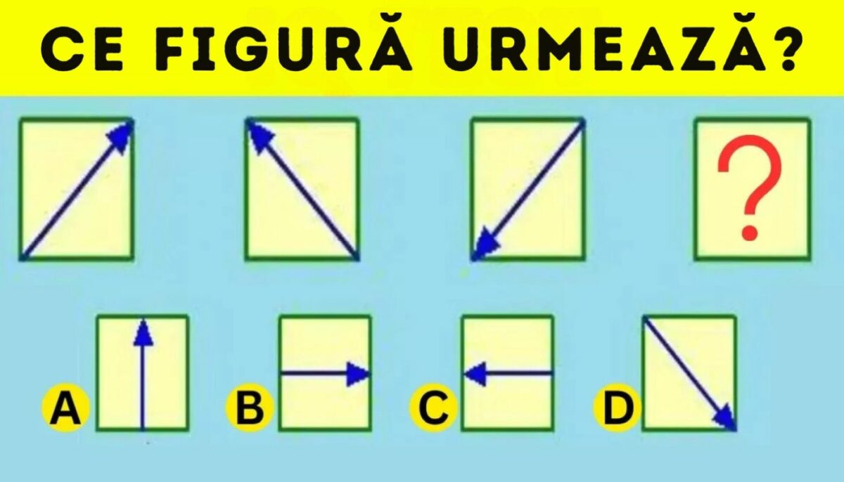 Imagine Stire Test de inteligență | Crezi că îți dai seama ce figură completează seria, în doar 5 secunde? | 2review.ro