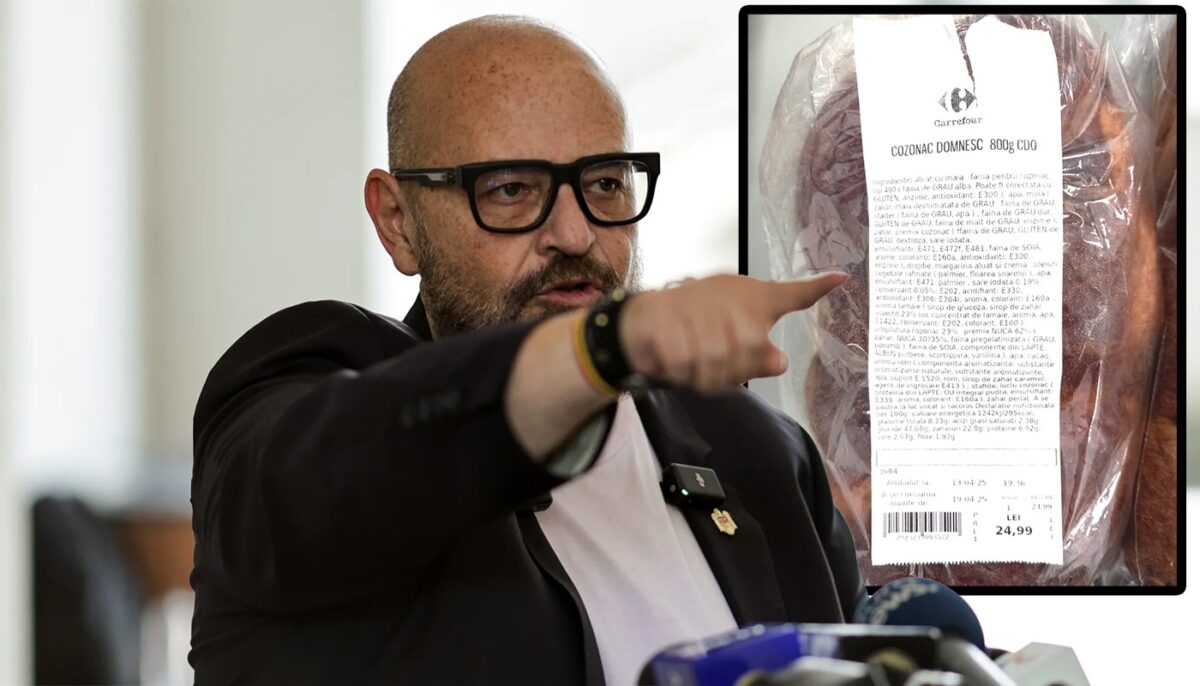 Ce a descoperit Piedone în cozonacii din Carrefour. Șeful ANPC a făcut publice imaginile