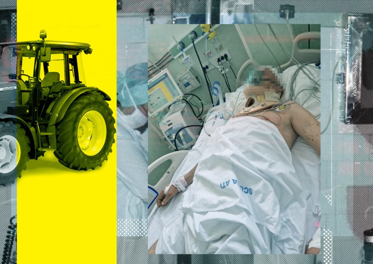 Fiica bărbatului din Giurgiu aproape strivit de tractor și acum intubat face acuzații grave: a vrut doctorița să scape de el și nu l-a internat? ”Mi-a spus că nu-l primește în prag de sărbători!”